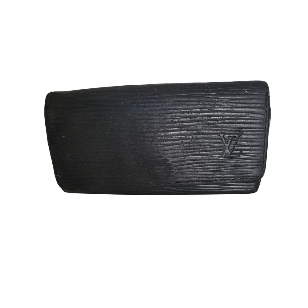 Louis Vuitton Epi Leather 4 Key Holder Black Noir M63822 Wallet Accessory